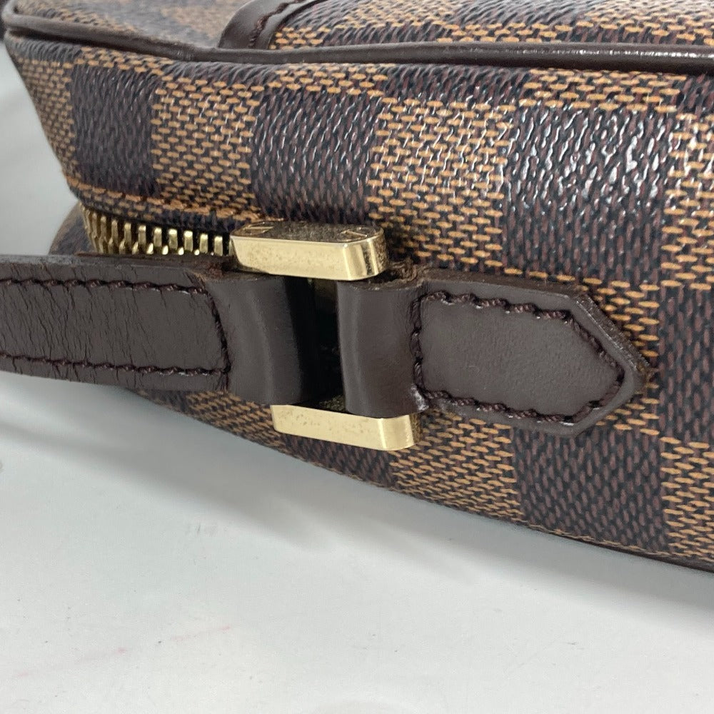 LOUIS VUITTON Shoulder Bag N51294 Damier canvas Brown Damier Ipanema PM Women Used Authentic
