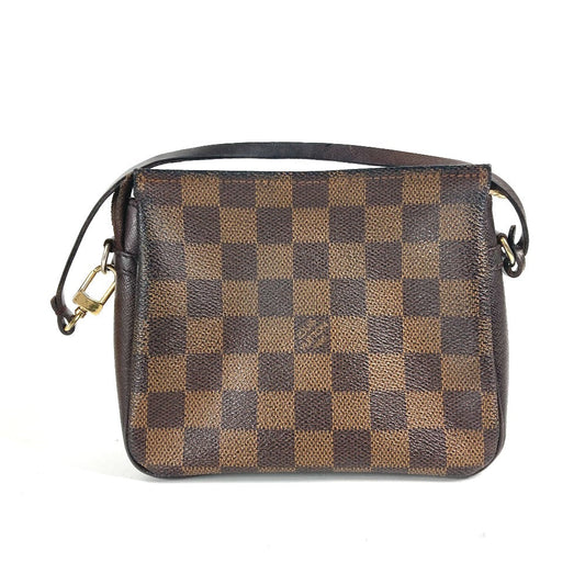 LOUIS VUITTON Handbag N51982 Damier canvas Brown Damier Truth makeup Women Used Authentic