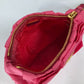 PRADA Clutch bag Nylon pink With strap Ribbon Ribon Women Used Authentic