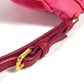 PRADA Clutch bag Nylon pink With strap Ribbon Ribon Women Used Authentic