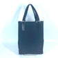 Dior Tote Bag Leather / canvas black Vertical all-logo Women Used Authentic