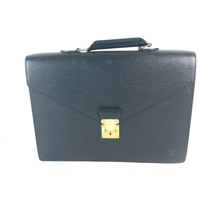 LOUIS VUITTON Business bag M54412 Epi Leather black Epi Cerviet ambassador mens Used Authentic