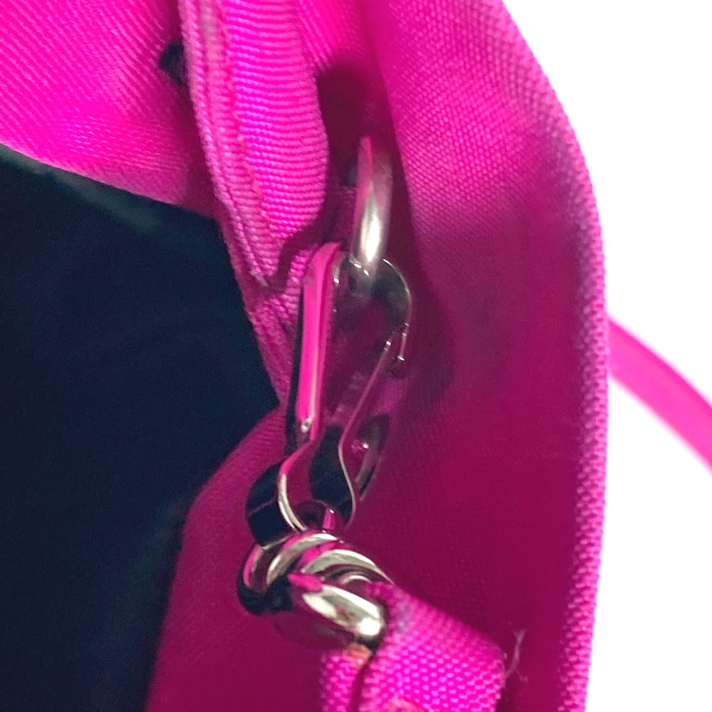 BALENCIAGA Shoulder Bag 619458 Nylon pink Wheel XS Drawstring Bucket