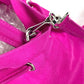 BALENCIAGA Shoulder Bag 619458 Nylon pink Wheel XS Drawstring Bucket