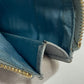 PRADA Coin case saffiano leather blue logo Women Secondhand Authentic