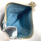 PRADA Coin case saffiano leather blue logo Women Secondhand Authentic
