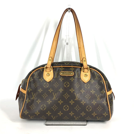 LOUIS VUITTON Shoulder Bag M95565  Monogram canvas Brown Monogram MontorgueilPM Women Used Authentic