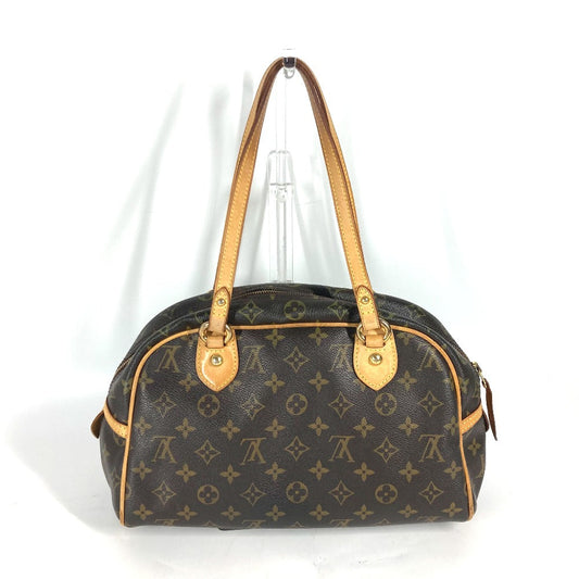 LOUIS VUITTON Shoulder Bag M95565  Monogram canvas Brown Monogram MontorgueilPM Women Used Authentic