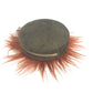 GUCCI Clutch bag 704806 Fur, Leather, Suede Brown GG Lion Lion Round Women Used Authentic