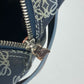 LOEWE Boston Duffel bag PVC / Leather Navy Shoulder Bag Shoulder Bag Anagram logo
