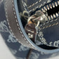LOEWE Boston Duffel bag PVC / Leather Navy Shoulder Bag Shoulder Bag Anagram logo