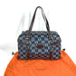 LOEWE Boston Duffel bag PVC / Leather Navy Shoulder Bag Shoulder Bag Anagram logo