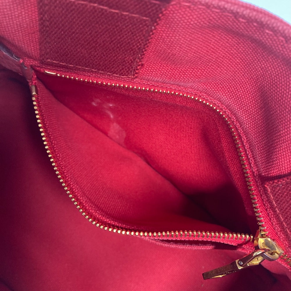 PRADA Tote Bag canvas Red With logo Canapa CANAPA MINI Women Used Authentic
