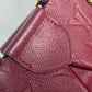 LOUIS VUITTON Tote Bag M43215 Monogram Ann Platt Leather purple Monogram Ann Platt Mazarine PM Women Used Authentic