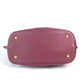 LOUIS VUITTON Tote Bag M43215 Monogram Ann Platt Leather purple Monogram Ann Platt Mazarine PM Women Used Authentic