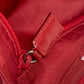 PRADA Shoulder Bag Nylon Red Pochette Triangle logo plate Women Used Authentic