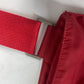 PRADA Shoulder Bag Nylon Red Pochette Triangle logo plate Women Used Authentic