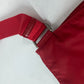 PRADA Shoulder Bag Nylon Red Pochette Triangle logo plate Women Used Authentic