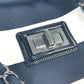 CHANEL Shoulder Bag Nylon canvas black 2.55 metal fittings border