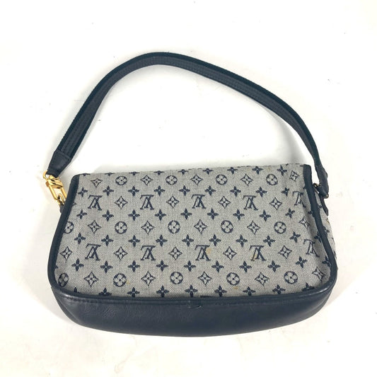 LOUIS VUITTON Shoulder Bag M92690 Monogram mini canvas Navy Monogram mini Marjoly Women Used Authentic