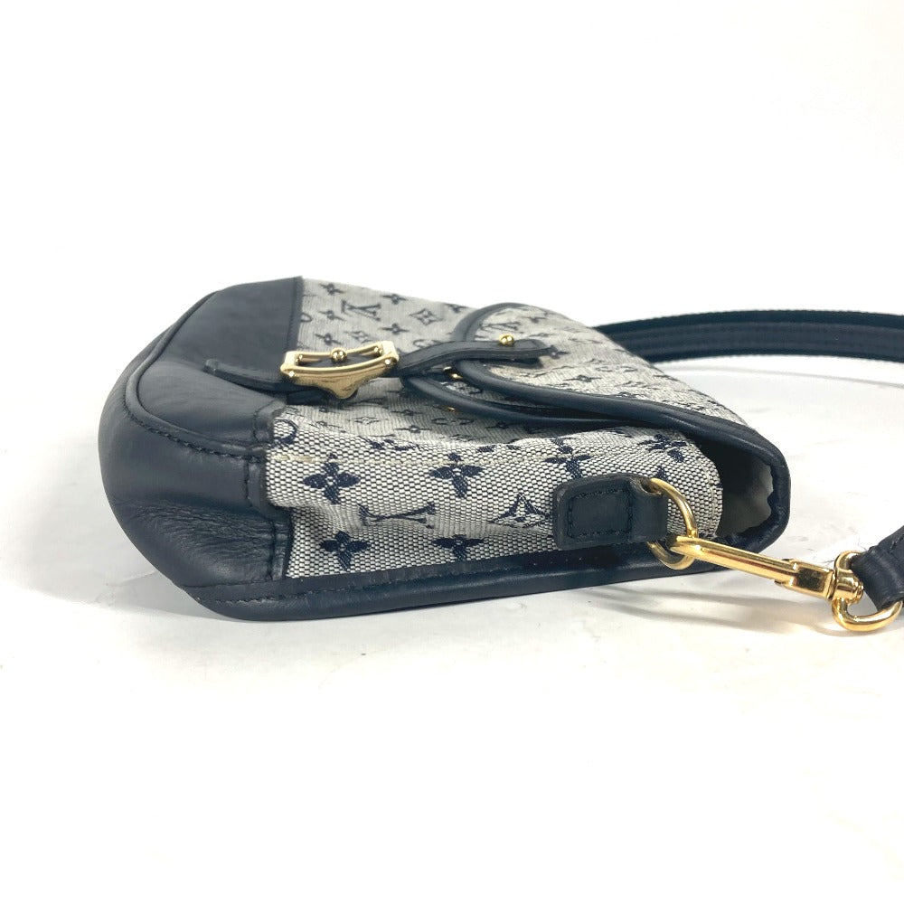 LOUIS VUITTON Shoulder Bag M92690 Monogram mini canvas Navy Monogram mini Marjoly Women Used Authentic
