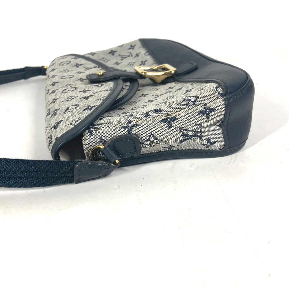 LOUIS VUITTON Shoulder Bag M92690 Monogram mini canvas Navy Monogram mini Marjoly Women Used Authentic