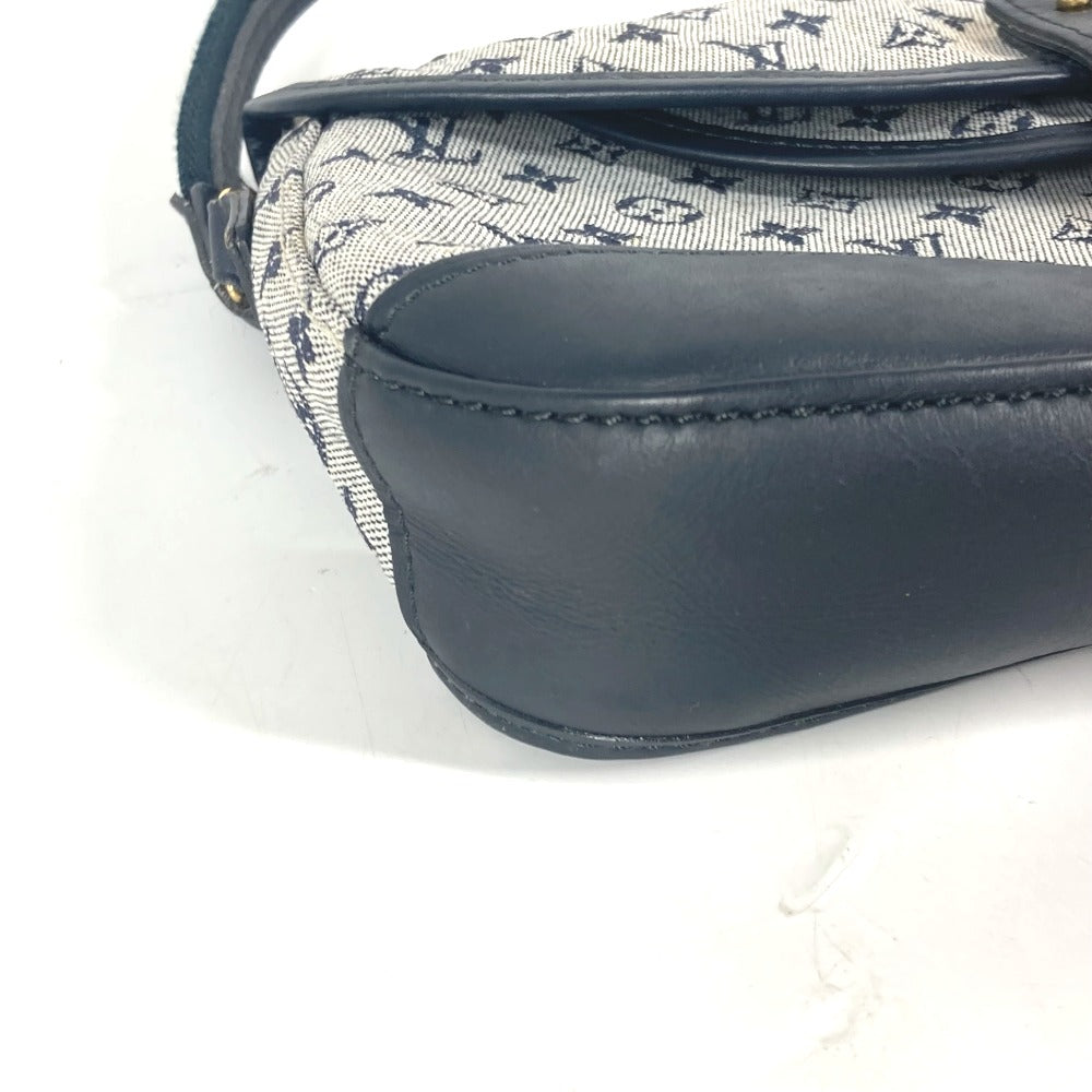 LOUIS VUITTON Shoulder Bag M92690 Monogram mini canvas Navy Monogram mini Marjoly Women Used Authentic