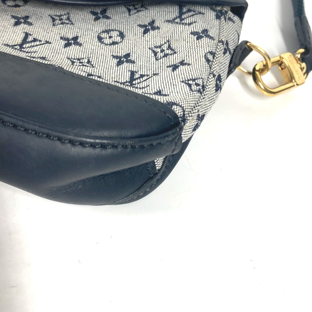LOUIS VUITTON Shoulder Bag M92690 Monogram mini canvas Navy Monogram mini Marjoly Women Used Authentic