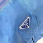 PRADA Shoulder Bag B1738 Nylon blue Triangle logo plate