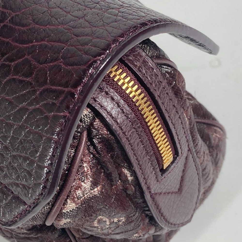 LOUIS VUITTON Handbag M93474 Coated canvas, leather purple Monogram Volupte Botte
