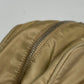 PRADA Shoulder Bag Nylon beige Triangle logo plate Women Used Authentic