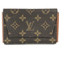 LOUIS VUITTON Pouch M58648 Monogram canvas Brown Monogram Playing card case