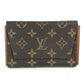 LOUIS VUITTON Pouch M58648 Monogram canvas Brown Monogram Playing card case
