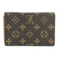 LOUIS VUITTON Pouch M58648 Monogram canvas Brown Monogram Playing card case
