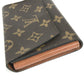 LOUIS VUITTON Pouch M58648 Monogram canvas Brown Monogram Playing card case