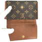 LOUIS VUITTON Pouch M58648 Monogram canvas Brown Monogram Playing card case