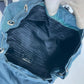 PRADA Backpack Nylon blue backpack bag Triangle logo plate unisex(Unisex) Used Authentic