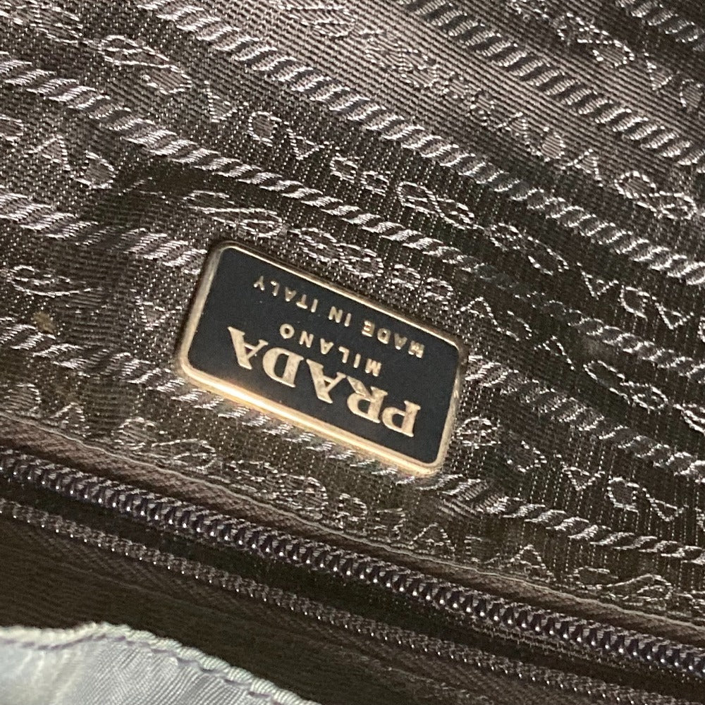 PRADA Backpack Nylon blue backpack bag Triangle logo plate unisex(Unisex) Used Authentic