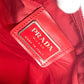 PRADA Shoulder Bag Nylon Red Crossbody bag Triangle logo plate
