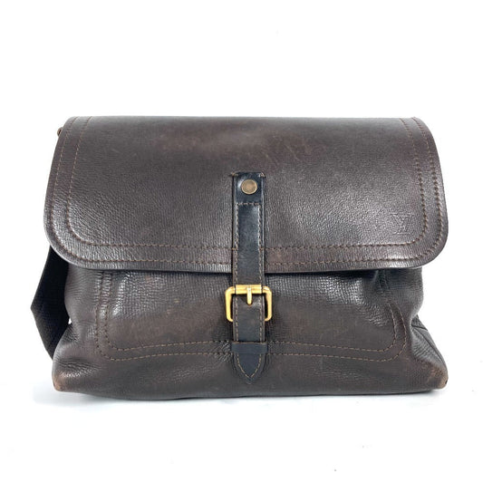 LOUIS VUITTON Shoulder Bag M92994 Utah leather Brown Utah Ohama