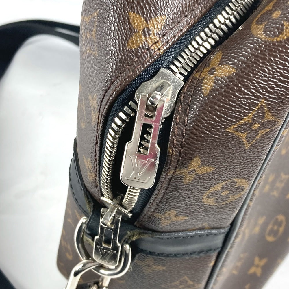 LOUIS VUITTON Business bag M40224 Monogram macacer canvas Brown Monogram macacer Porto Documan  VowayajuGM mens Used Authentic