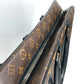 LOUIS VUITTON Business bag M40224 Monogram macacer canvas Brown Monogram macacer Porto Documan  VowayajuGM mens Used Authentic
