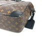 LOUIS VUITTON Business bag M40224 Monogram macacer canvas Brown Monogram macacer Porto Documan  VowayajuGM mens Used Authentic