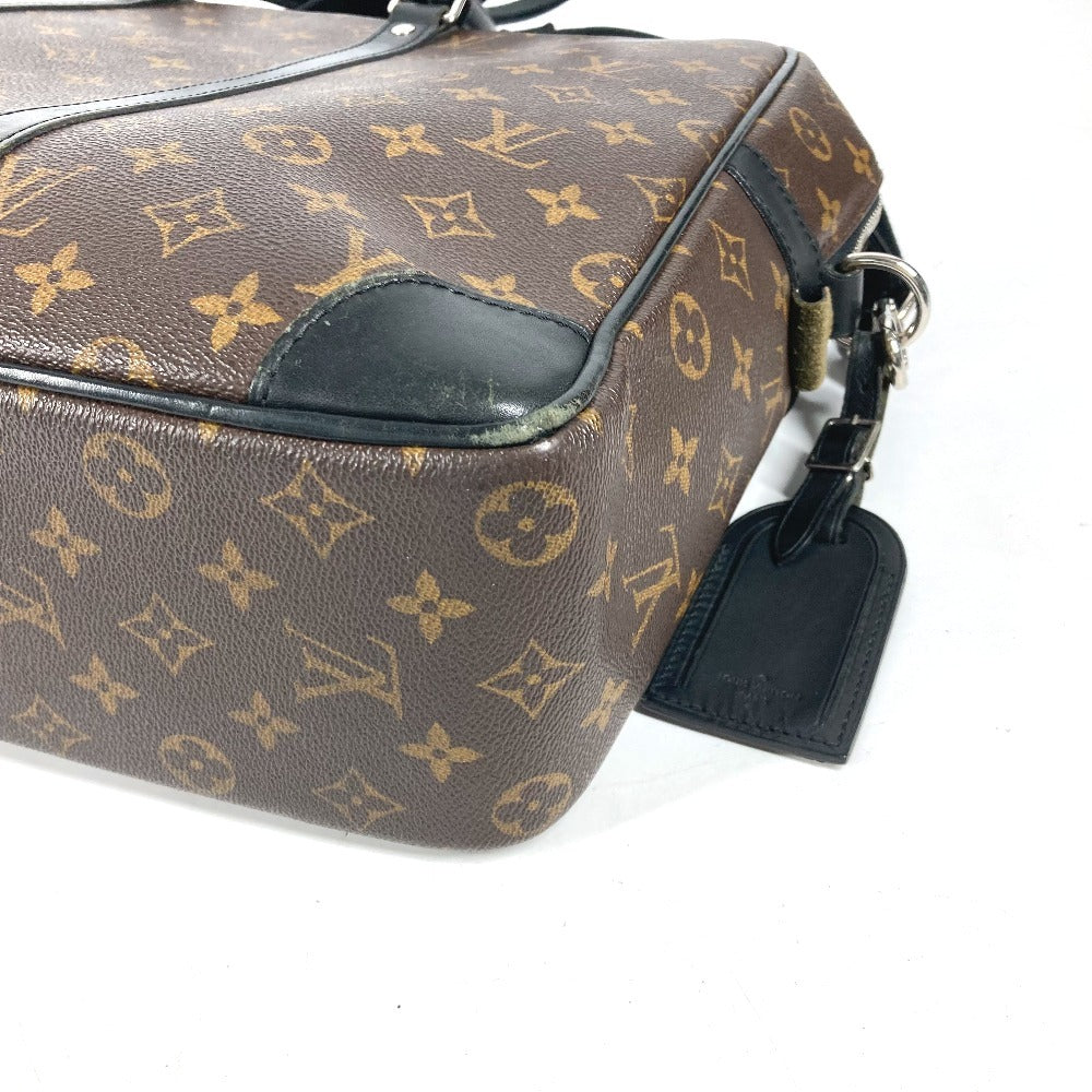 LOUIS VUITTON Business bag M40224 Monogram macacer canvas Brown Monogram macacer Porto Documan  VowayajuGM mens Used Authentic