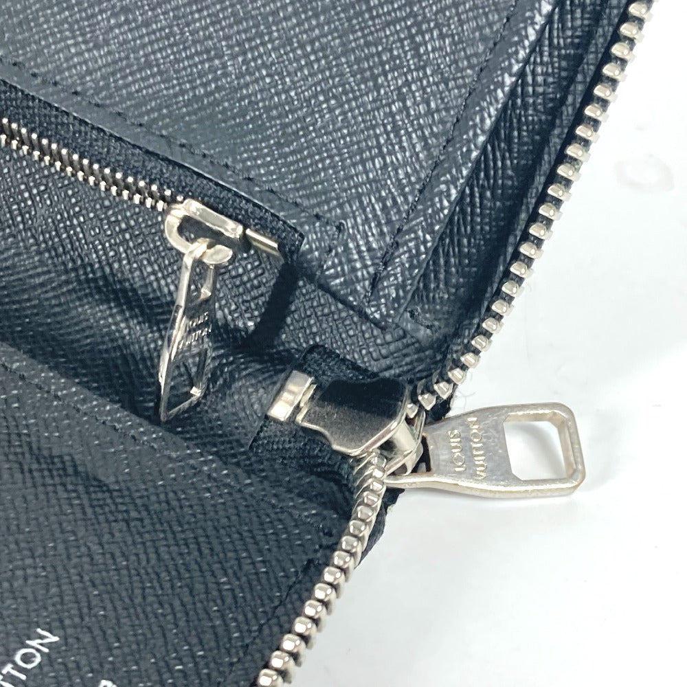 LOUIS VUITTON Long Wallet Purse N61653 Damier Grafitto Canvas black Damier Grafitte Portefeuille Vasco mens Used Authentic