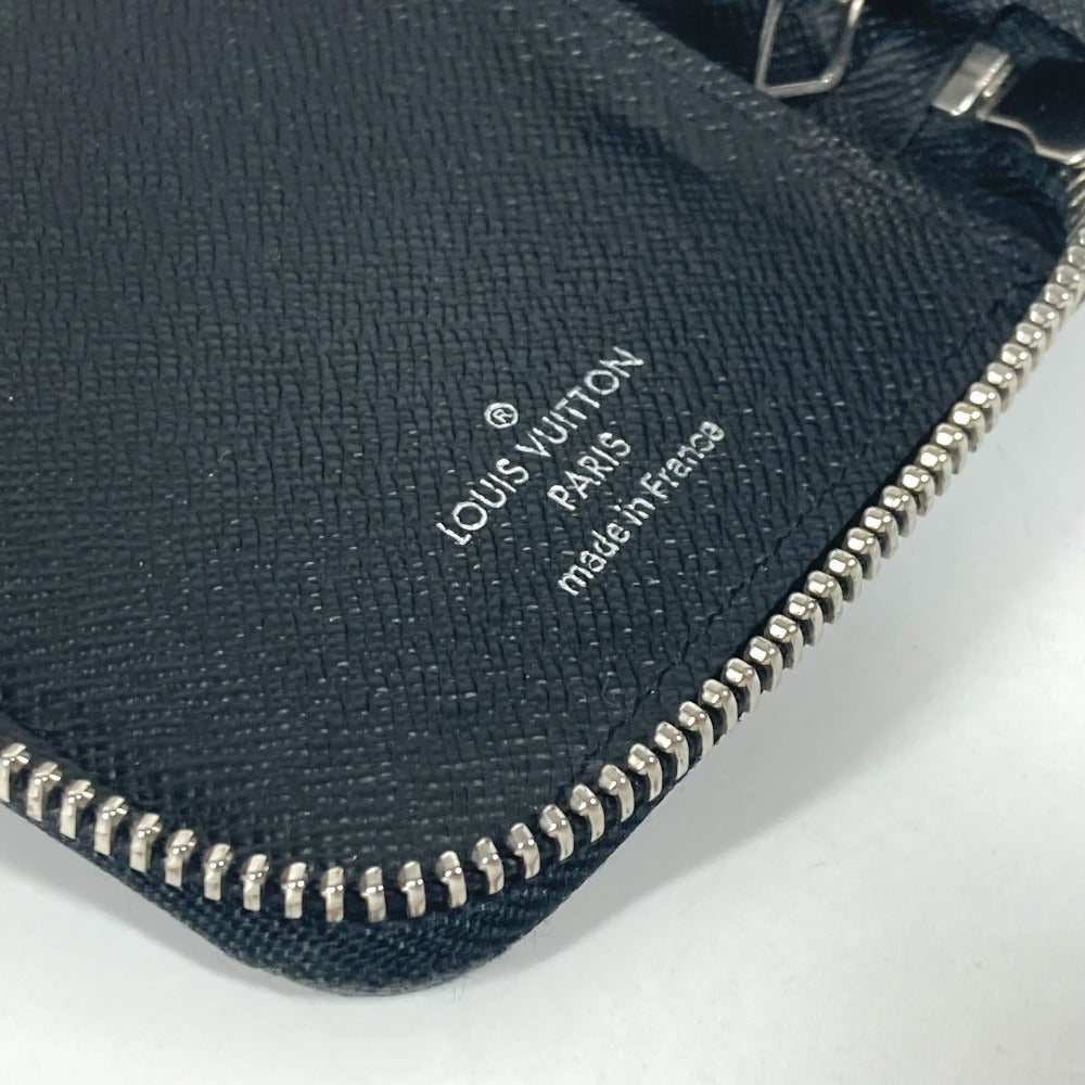 LOUIS VUITTON Long Wallet Purse N61653 Damier Grafitto Canvas black Damier Grafitte Portefeuille Vasco mens Used Authentic