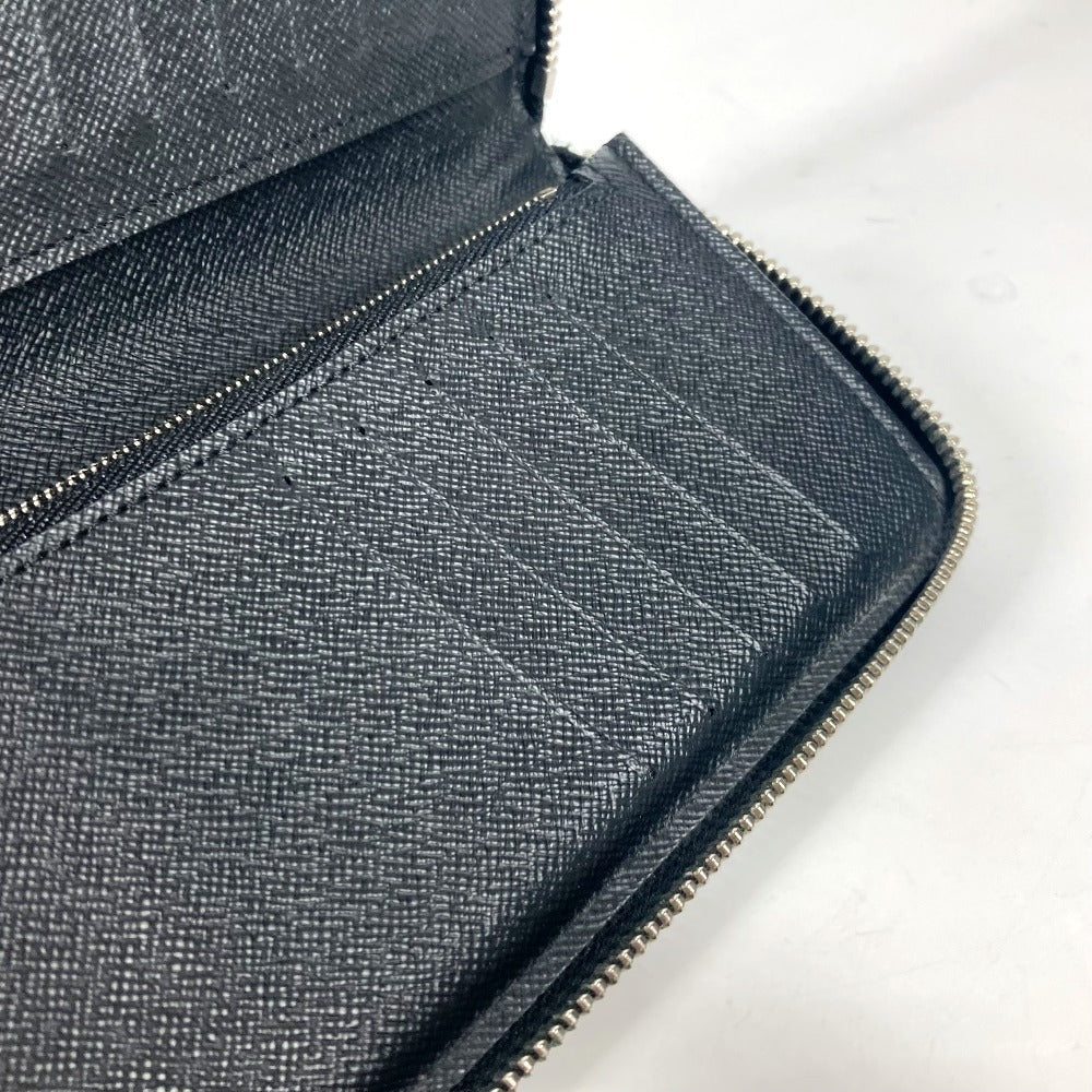 LOUIS VUITTON Long Wallet Purse N61653 Damier Grafitto Canvas black Damier Grafitte Portefeuille Vasco mens Used Authentic