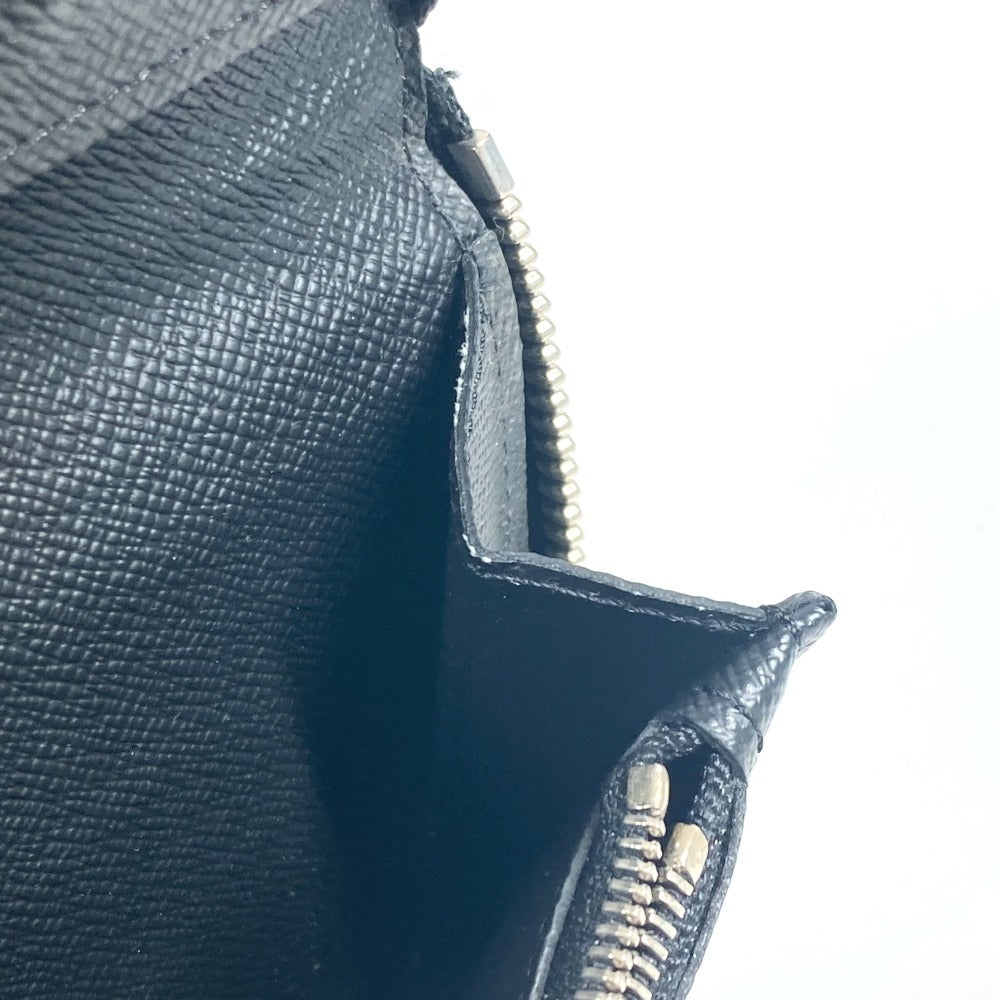 LOUIS VUITTON Long Wallet Purse N61653 Damier Grafitto Canvas black Damier Grafitte Portefeuille Vasco mens Used Authentic
