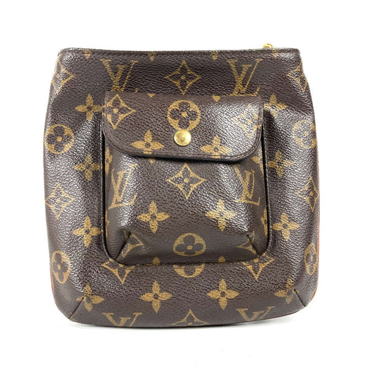 LOUIS VUITTON Pouch M51901 Monogram canvas Brown Monogram Partition