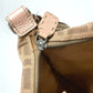 FENDI Shoulder Bag Leather / canvas Pink beige type Selleria logo Zucca Women Used Authentic